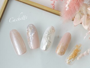 カシェット(Cachette)/ミラーニュアンスネイル