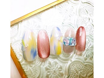 ミルネイル(Mil Nail)/リングニュアンスネイル