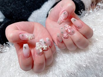 レアネイル 新宿(le'a nail)/ストーンネイル