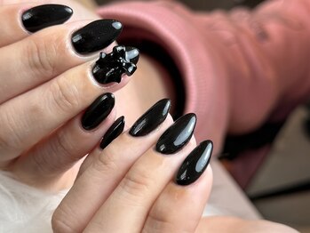 ブラックワンカラーnail