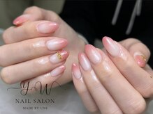 ユーネイル(YW nail)/2本アート+パーツ