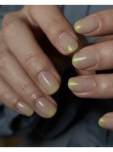 グラウネイル(glaw nail)/グラデーション+ミラー