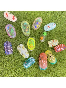ネイル シャンブル(nail CHAMBRE)/夏デザイン