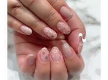 マーノ 津田沼ビート店/雪の結晶ネイル