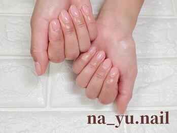 ナユネイル(na_yu.nail)/自爪風クリアネイル 44/44