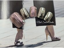 ネイルサロン アミティエ(Nail Salon Amitie)/バカラネイル × ミラー foot*.