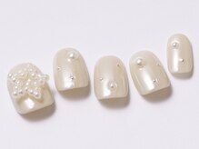 アイ ネイルズ 天神店(I nails)/うるうるホワイトミラー