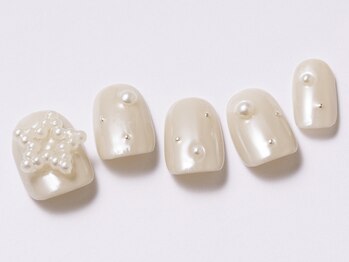 アイ ネイルズ 天神店(I nails)/うるうるホワイトミラー