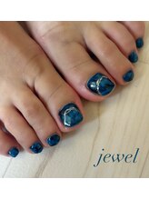 ネイルサロン ジュエル(Nail salon JEWEL)/マーブル×ミラーアート