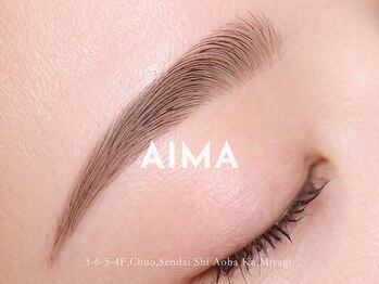 アイマ(AIMA)の写真/【お顔の印象が抜群にUP◎】お顔の印象の８割は眉毛で決まる！