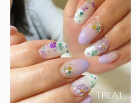 あじさいネイル オトナネイル