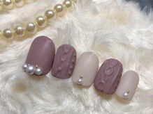 ネイルアンドアイラッシュ ブレス エスパル山形本店(BLESS)/あったかニットネイル！