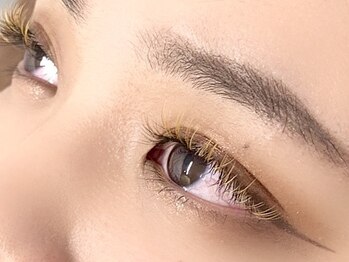 ミニョンアイラッシュデザインサロン 北花田店/フラットマットラッシュ カラー