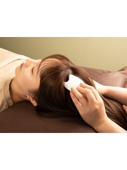 ヘッドスパで癒されたい