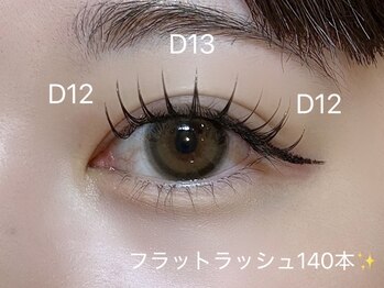 ペイジバイネオリーブ 吉祥寺店(Paige by Neolive)/フラットラッシュ140本