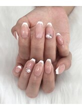 ファンネイルズ(Fun nails)/白フレンチ