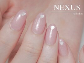 バレンタインネイル