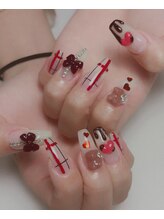 サムズアップネイル(thumbs up nail)/ハンド自由デザイン