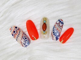 summer ドットペイズリー