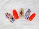 summer ドットペイズリー