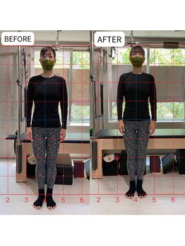 あるく 関内店/体験レッスンビフォーアフター