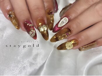 ネイルサロン ステイゴールド(STAY GOLD)の写真/長さ出しが１本330円で出来る☆高技術で美フォルムに◎爪が弱くて伸ばせない方もご相談下さい♪