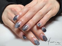 ツインネイル 久屋大通店(twin.nail)/ネイビーインクネイル