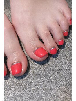 フット(ピーチピンク)