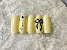 ニアウネイル(niau nail.)/yellow butter nail