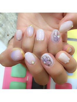 ネイル シスター(nail sister)/flower ペイント