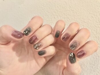 ニキ ヘアー ネイル(niki hair nail)/クリア系ニュアンス