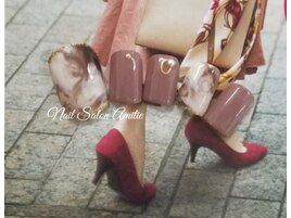 大人シックニュアンスfootネイル