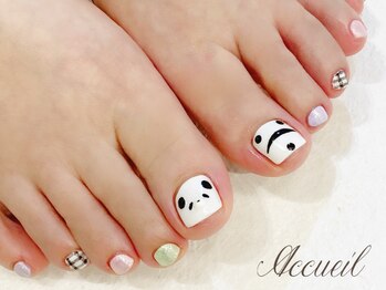 アクイユ 銀座店(ACCUEIL)/パンダフットネイル