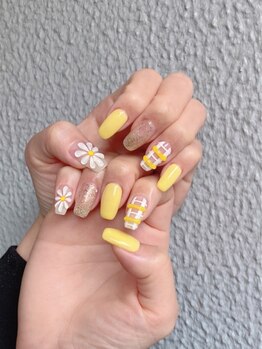 ラウンジ渋谷 本店(RounGe SHIBUYA)/【ジェルネイル】春/お花