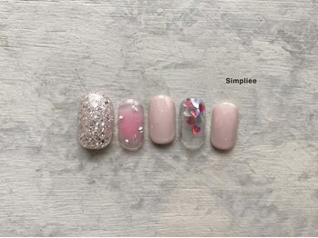 シンプリー 西荻窪店(Simpliee)/定額ネイル￥7900
