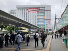 ビッグカメラが見えてきます♪