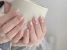 【チップジェルスカルプ長さ出し】ミラーネイルコース￥9980
