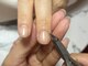 ネイルカフェ ナナ(nailcafe'nana)の写真/爪が薄い、弱い、爪の形にお悩みの方におすすめ！丁寧なカウンセリングでお悩みを徹底解決！