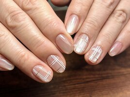 チェックネイル