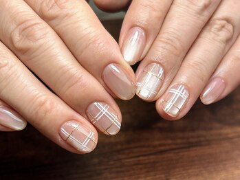 メロー(Meloo)/チェックネイル