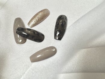 5種が選べるヒョウ柄ネイル☆