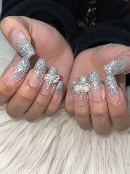 フラッシュグラデネイル☆