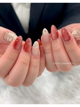 アンク(ank)の写真/【ネイル&アイ同時施術OK】圧倒的時短で手元も目元も一気に垢抜け★忙しい女性に大人気の贅沢メニュー♪