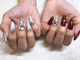 スカルプ　マグネットネイル