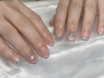 インザピンクリリー(in the pink LILY)/ガラスフレンチネイル