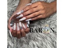 バロン 町田店(BARON)/シンプル大理石大人ネイル