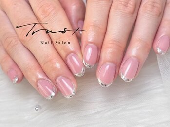 トラストネイル 佐野店(TRUST Nail)/ガラスフレンチ