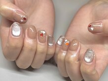Hina nail 心斎橋【ワンカラー/マグネット/フィルイン/定額ネイル】の雰囲気（大人気微粒子マグネット揃えております！ネイルケア/長さ出し）