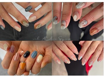 アトリエシロップネイル(Atelier Syrup nail)/たっぷりデザインコース¥7000