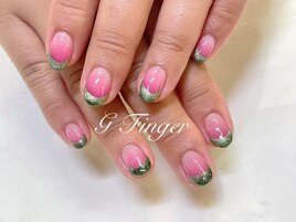 スイカマグネットネイル♪